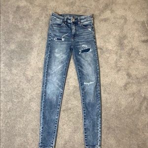 high waisted american eagle jeans